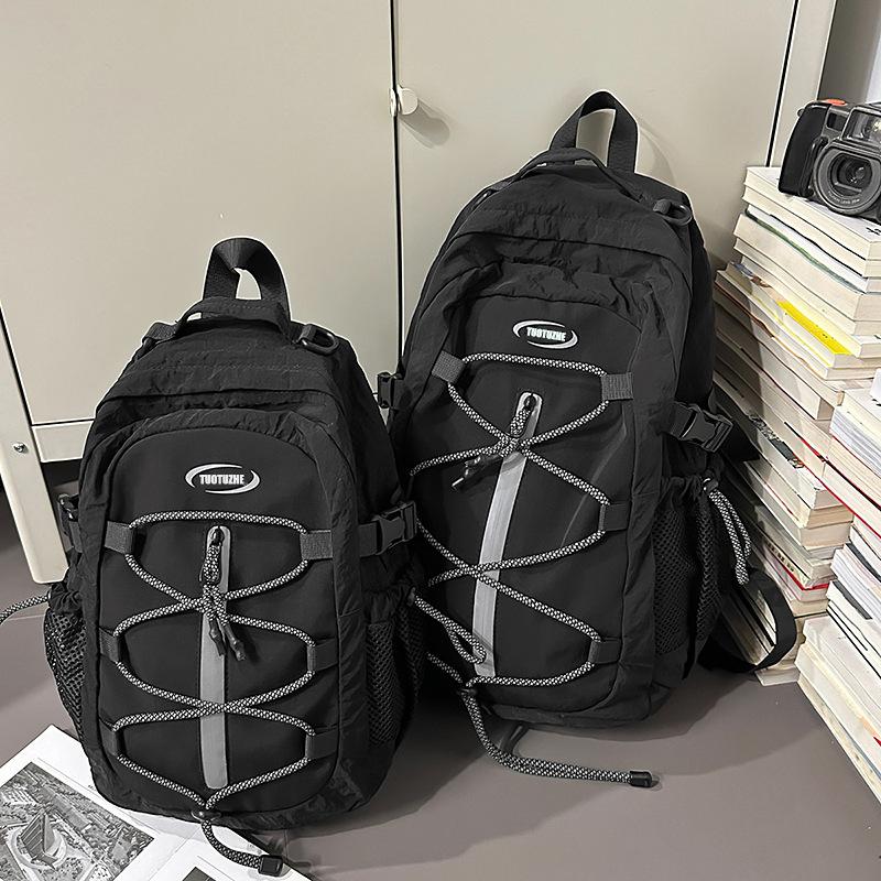 Casual backpack for women 2025 summer new large-capacity hiking bag, short-distance travel backpack for men