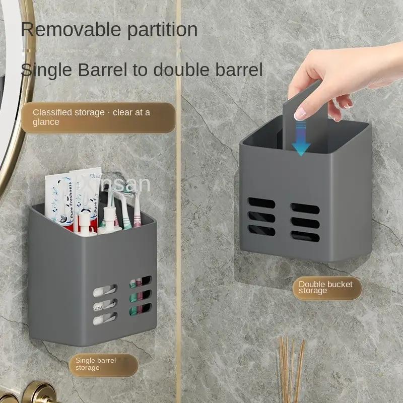 Badezimmerregal, Make-up-Aufbewahrungs-Organizer, kein Bohren, Toilettenregale, Wandhalterung, Hautpflegeproduktregal, Badezimmer-Zubehör
