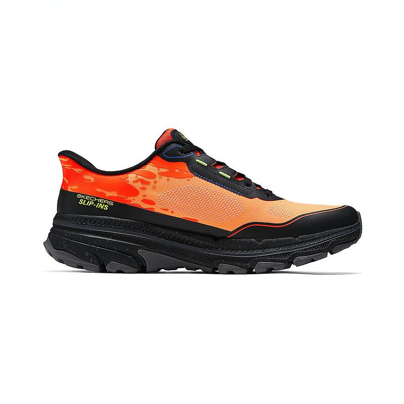 Skechers Go Run Trail Altitude 2.0 Comode Versatili Traspiranti Basse Scarpe Funzionali da Esterno Uomo sneaker Arancione Nero 220761-ORBK