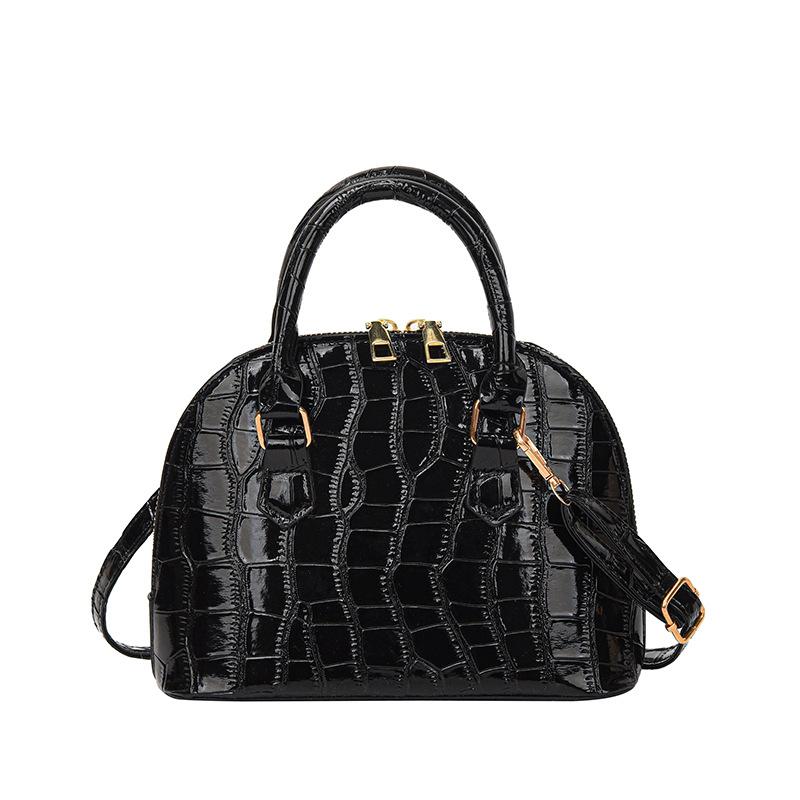 Retro Shoulder Bag Fashion Pu Leather New Women's Bag Waterproof Crocodile Pattern Versatile Crossbody Bag Hand Bags for Women