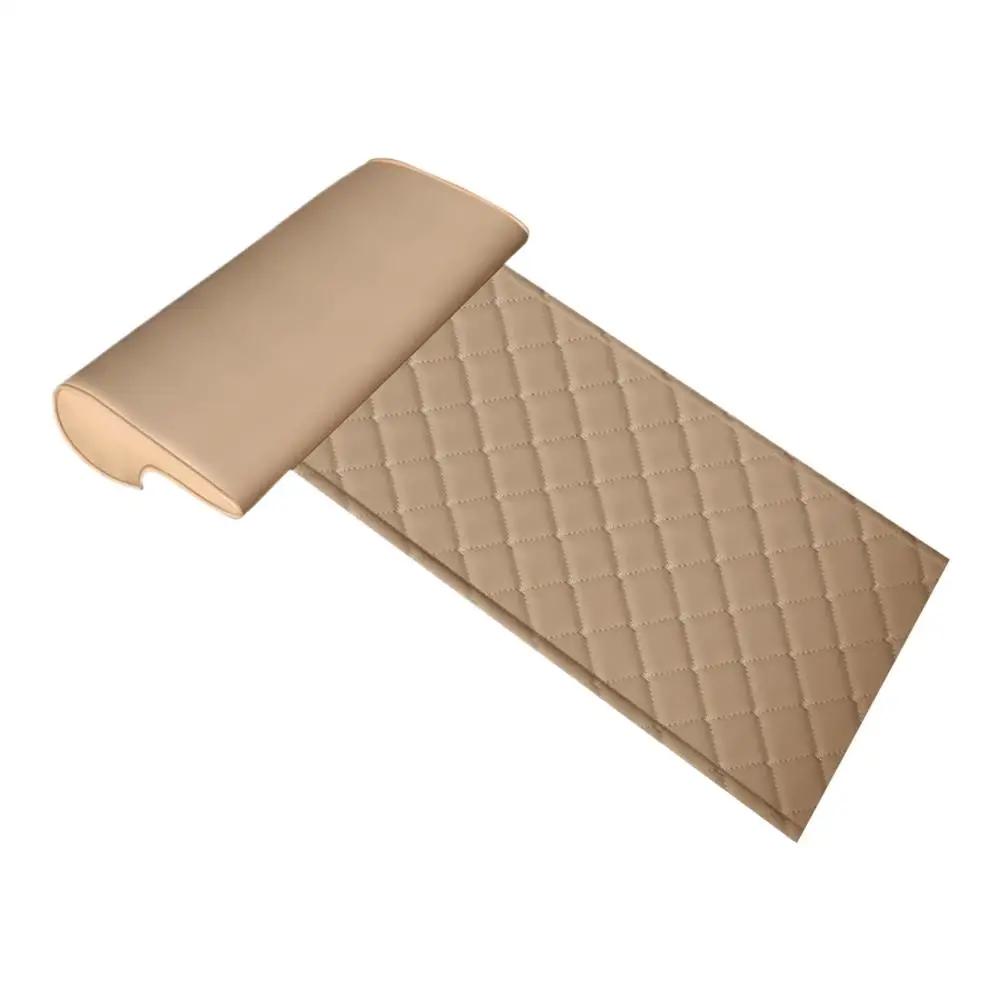 Universal Car Leg Support Cushion PU Leather Car Seat Extender Cushion Memory Foam Leg Support Pillow For Long-Distance Dri N3T3