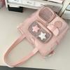 Children's Schoolbags Elementary School Girls Junior High School College Students Two Piece Set Large Capacity Backpacks