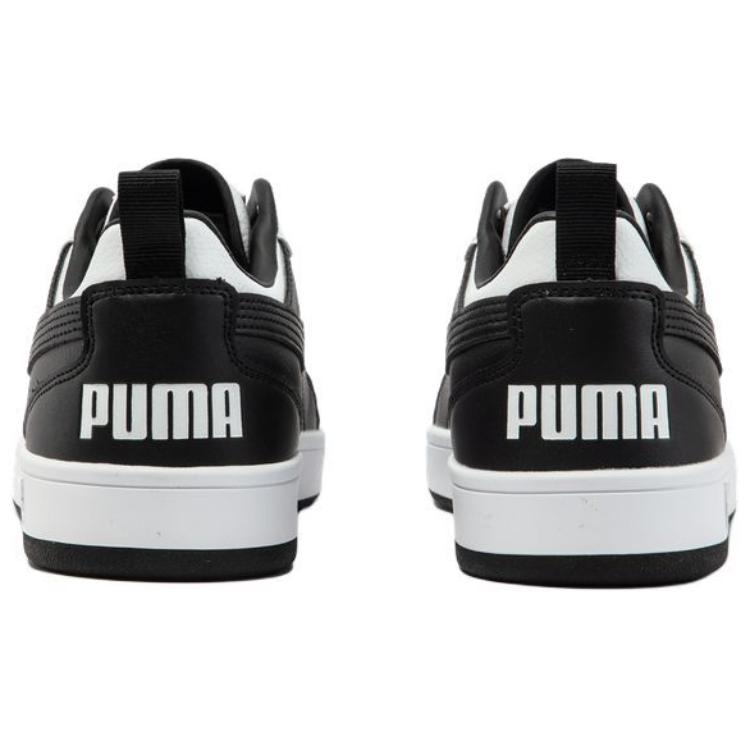 Puma Dribble Comfortable Versatile Low-Top Sneakers Unisex Sneakers White Black 40032605