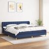 Maison Exclusive - Rete a doghe per letto con materasso Blu 200x200 cm Tessuto