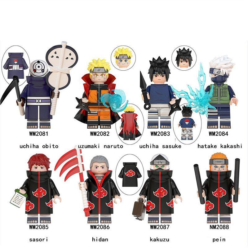 Naruto DIY Bausteine Figuren Set - Hochwertige Materialien Für Kinder Zum Bauen Ihrer Eigenen Helden