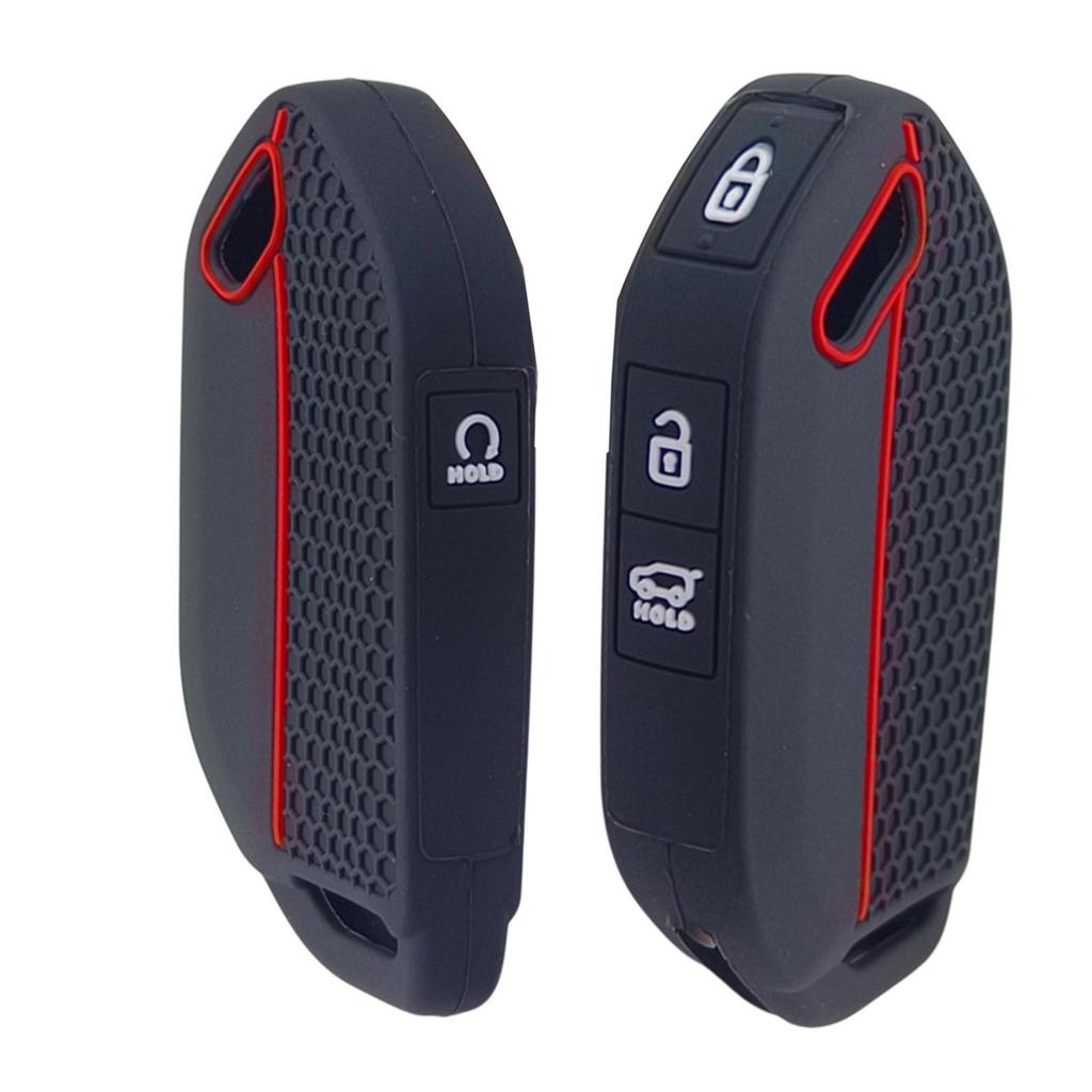 Kia K5 Telluride 23-26 Honeycomb 4-Button Remote Silicone Key Case