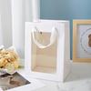 Transparent Window Tote Bag for Flowers & Dolls – Perfect for Qixi Festival & Mother's Day Gifts