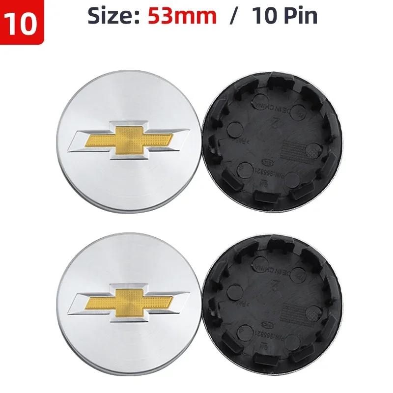 Bxhm8 4τμχ 53mm 58mm 59mm 64mm Καλύμματα Κέντρου Τροχών Αυτοκινήτου για Chevrolet Silverado Cavalier Equinox RS Trailblazer Spark