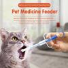 1 Set Pet Pills Applicator Cat Dogs Syringe Medicine Water Milk Feeder Insect Repellent Supplies Can Clip Pills Pet Water Feeder