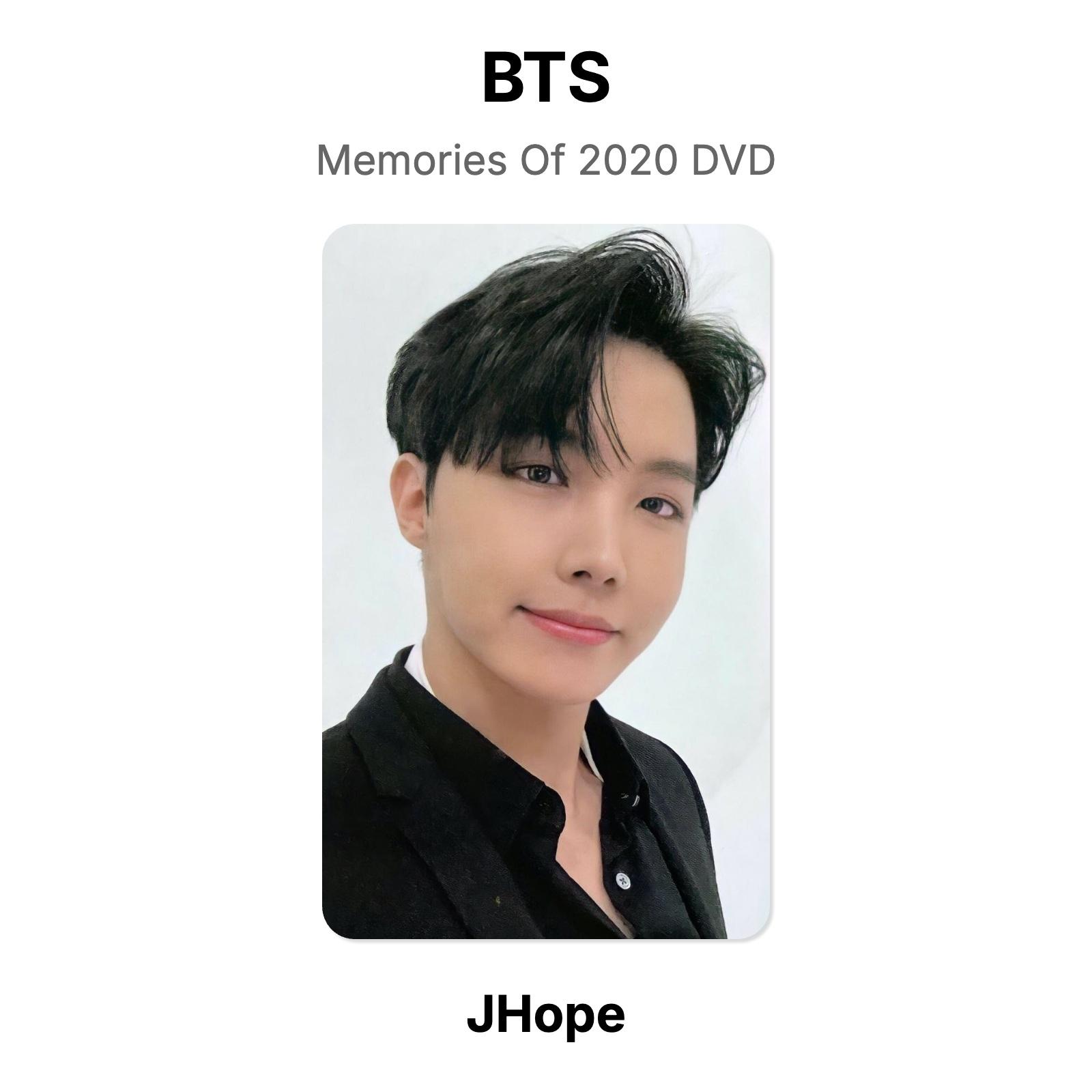 BTS Memories Of 2020 DVD Official Photocard J-Hope