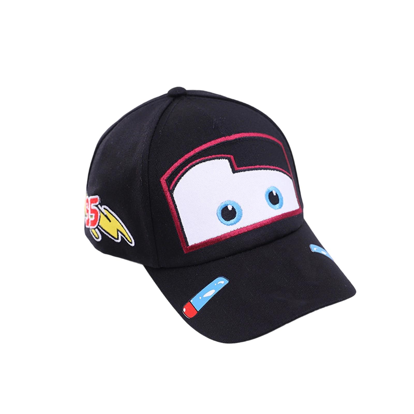 

Adjustable Baseball Cap Sun Hat with Embroidered Cartoon Design Breathable Cotton Material Lightweight Durable Construction for Outdoor Use One Size