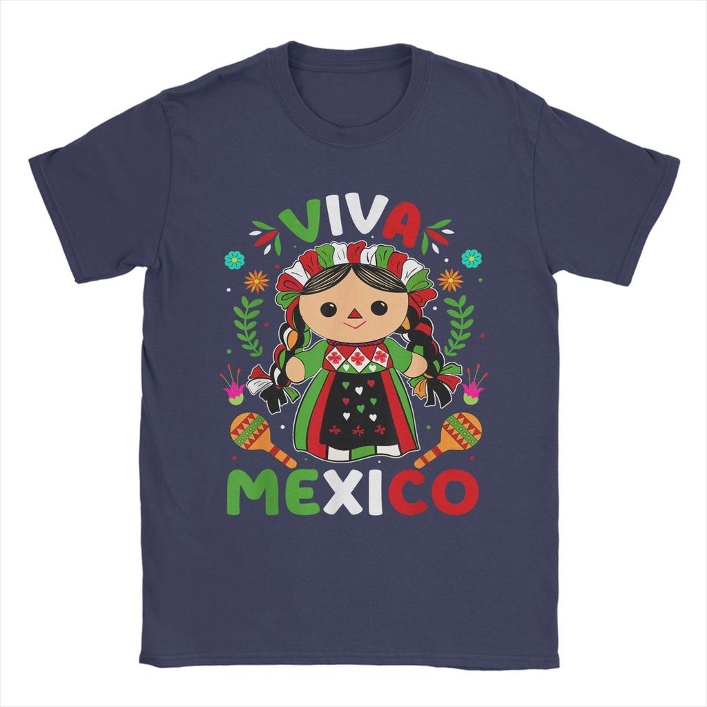 Viva Mexico Mexican Independence Day Shirts Women Girls Summer T-Shirts For Men Tee Shirt Short Sleeve Clothes