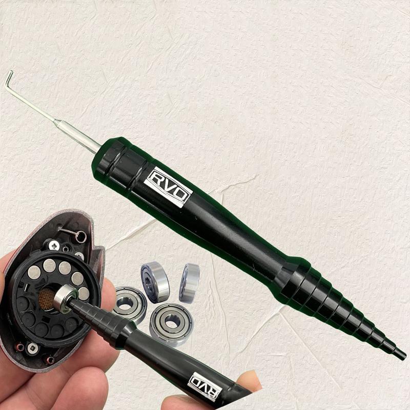Fishing Reel Bearing Check Tool Repair Inspection Cleaning Wrench Fishing Reel Bearing Pin Spinning-Wheel Remover Tool