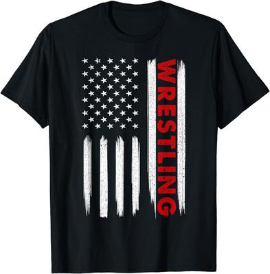 Cool Brottning USA Design För Män Kvinnor Brottningstränare Gåvor Unisex T-Shirt