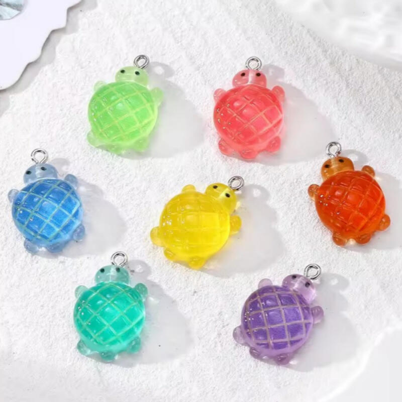 Melon Bread Turtle Keychain Lucky Phone Pendant Keyring pink