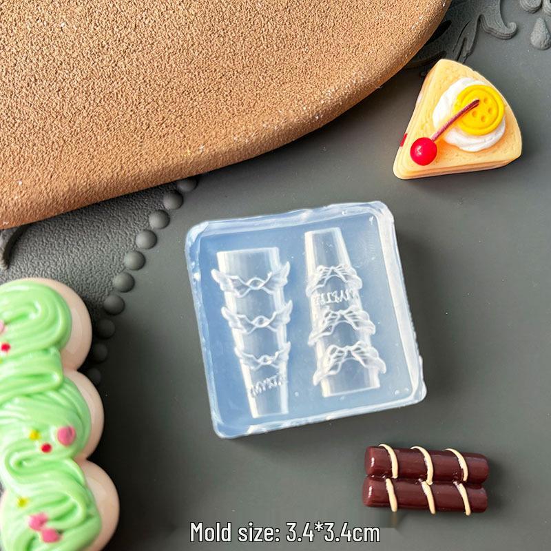 

Высокопрозрачные 3D мультяшные формы для нейл-арта - Дизайн мишки, банта, букета