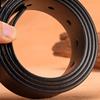 Men'S Pin Buckle Leather Belt, Casual Cowhide Wide Men'S Belt, Young And Middle-Aged Simple Belt