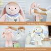 Uniform Baseball Bunny Plush Toy Figure Cute Cartoon Doll Girl Gift Children