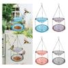 Hanging Bird Bath Accessory Feeding Station Decorative Outdoor Bird Feeder Garden Birdbath for Backyard Outside Yard Patio