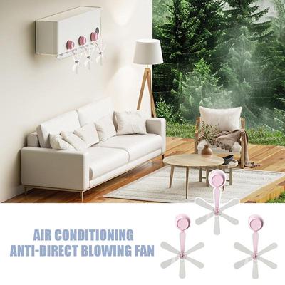 Conditioner Vent Deflector 3pcs Air Conditioner Vent Cover Adjustable Conditioning Guide Fan Anti Direct Blowing Wind Deflector