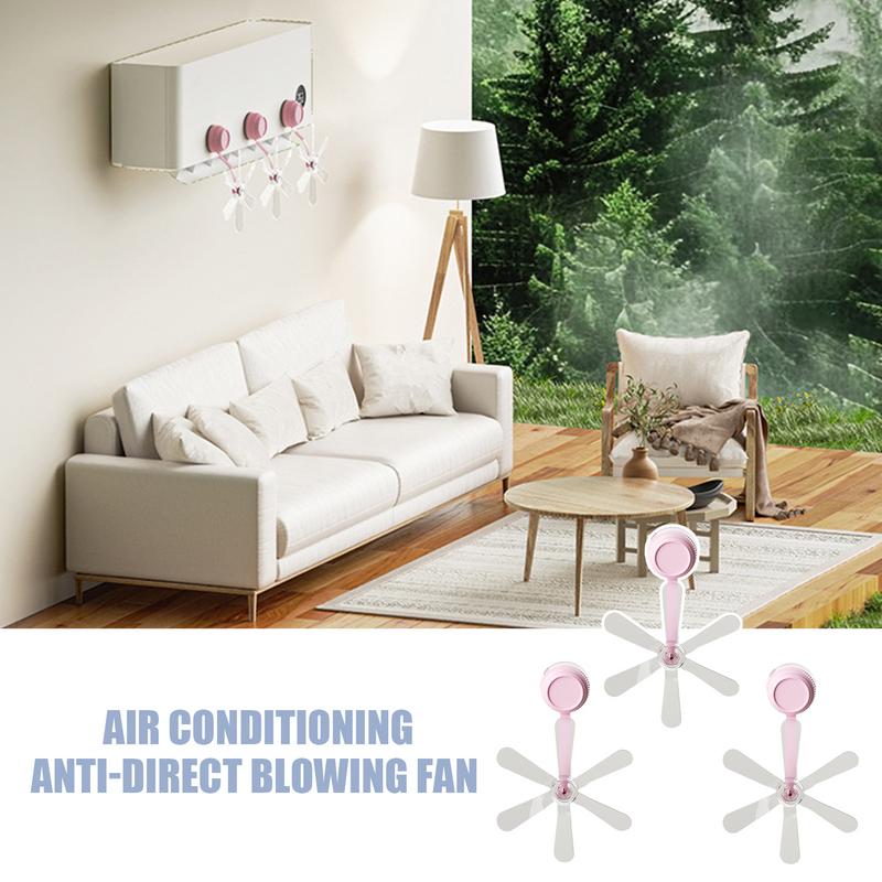 conditioner Vent Deflector 3pcs Air Conditioner Vent Cover Adjustable Conditioning Guide Fan Anti Direct Blowing Wind Deflector