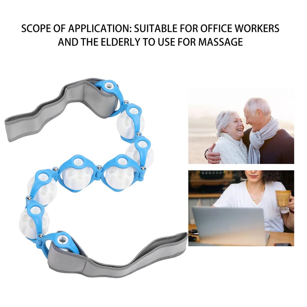 Masażer do cellulitu Trwałe PP 6 piłek do masażu Elastyczny pasek do ściągania wałków mięśniowych dla pracowników biurowych