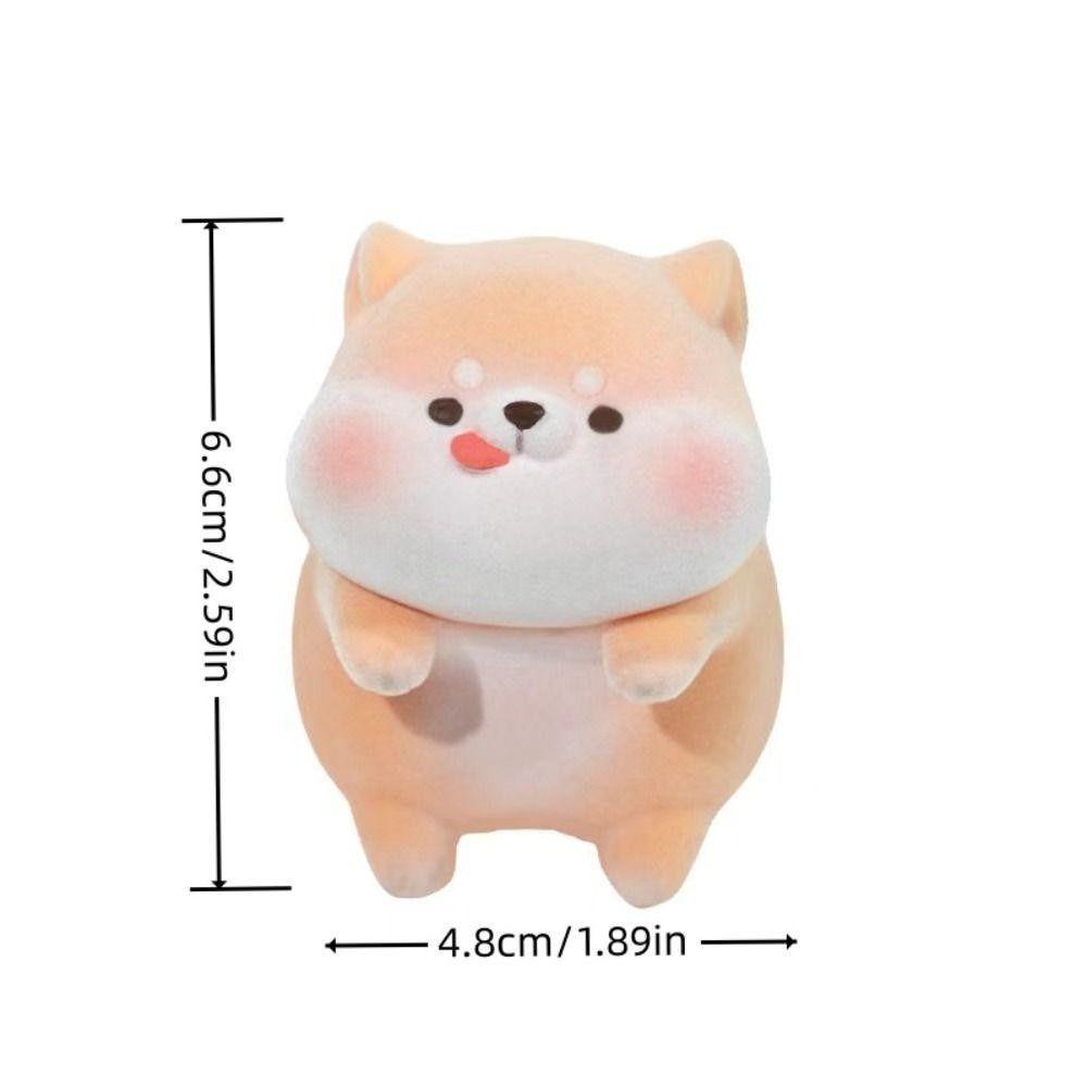 Animal Model Computer Monitor Topper Flocking Center Console Doll  Desk Decoration