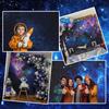 Stars Starry Dark Sky Night Photography Backdrop Customized Fond Background for Baby Children Portrait Photocall Photo Studio
