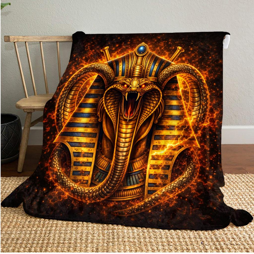 Egyptian Queen's Majesty Throw Soft Comfortable All Seasons Blanket Perfect Gift Couch Office Nap Outdoor Travel Blanket