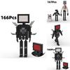 Mgw Maze Witch Plastic Building Blocks Toy Skibidi Toilet Vs Surveillance Man Hot Game