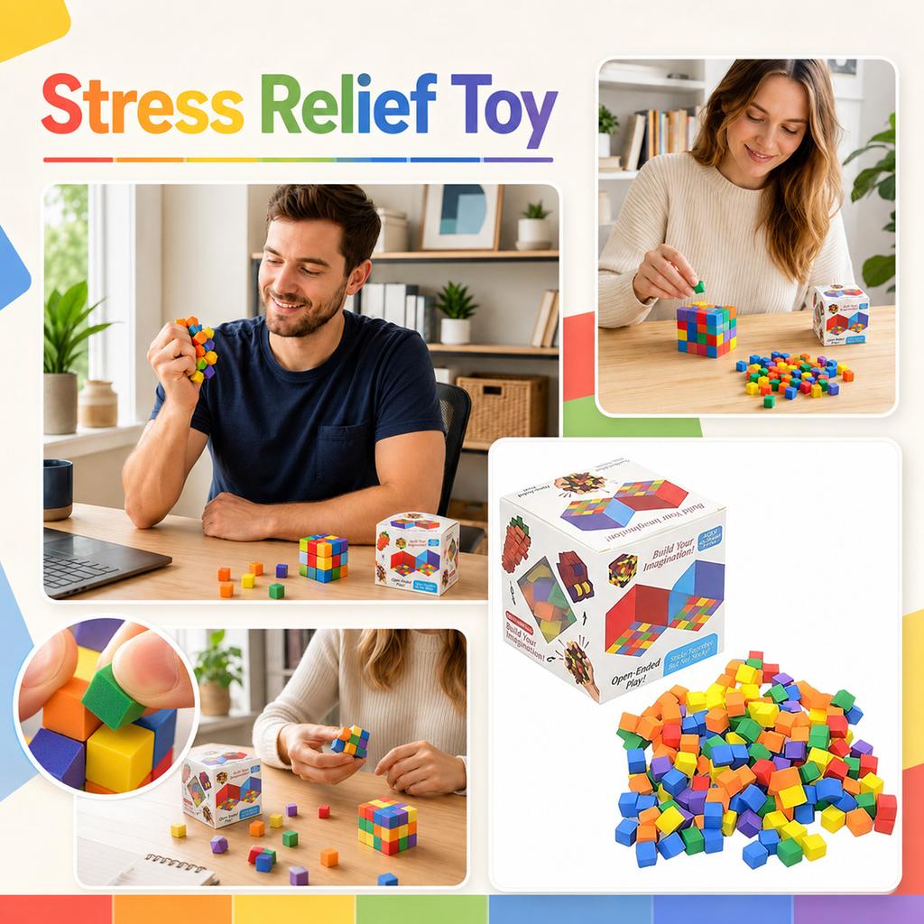 Colorful Foam Sticky Stress-Relieving for Sensory Play
