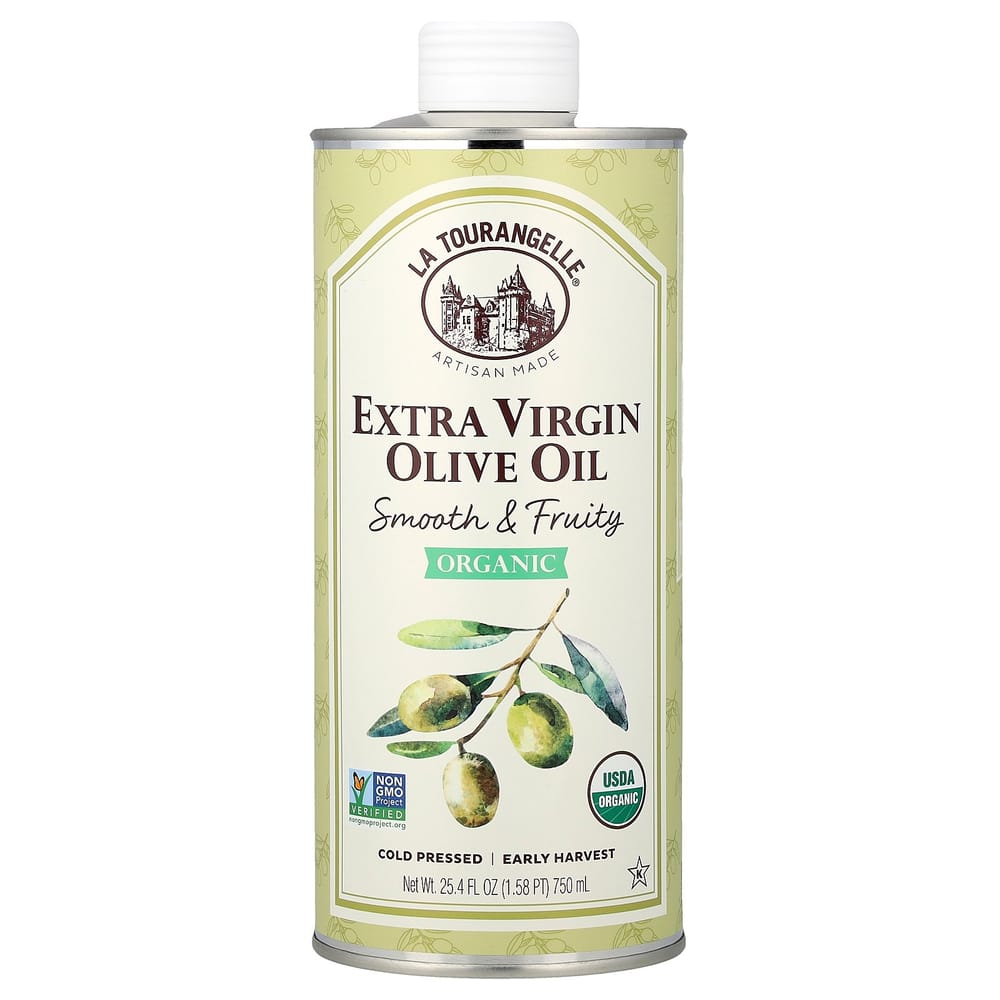 La Tourangelle Extra Virgin Olive Oil, Smooth & Fruity, 750ml (25.4 fl oz) 750ml - 1 ea