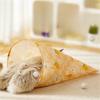 Katzen faltbares Tunnelspielzeug-Set | Selbstspiel mit höhlenartiger, bissfester Höhle, Knisterpapier & Mausball für den Innenbereich