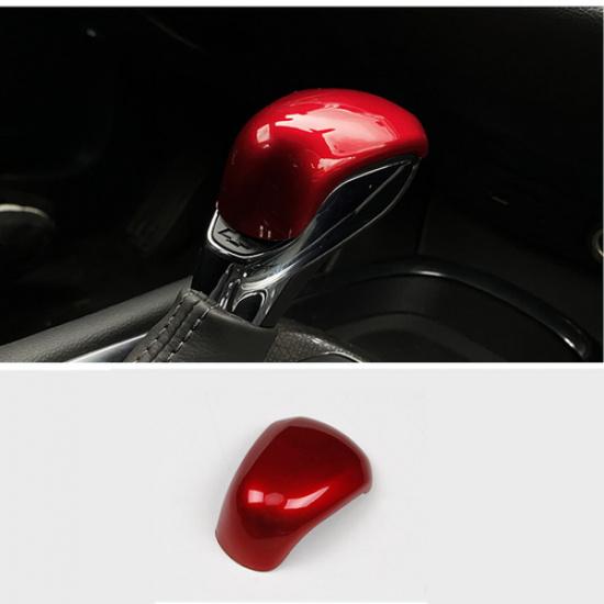 For Chevrolet Trax 2024 NEW Chevy Trax ABS Red Inner Gear Shift Knob Cover Trim