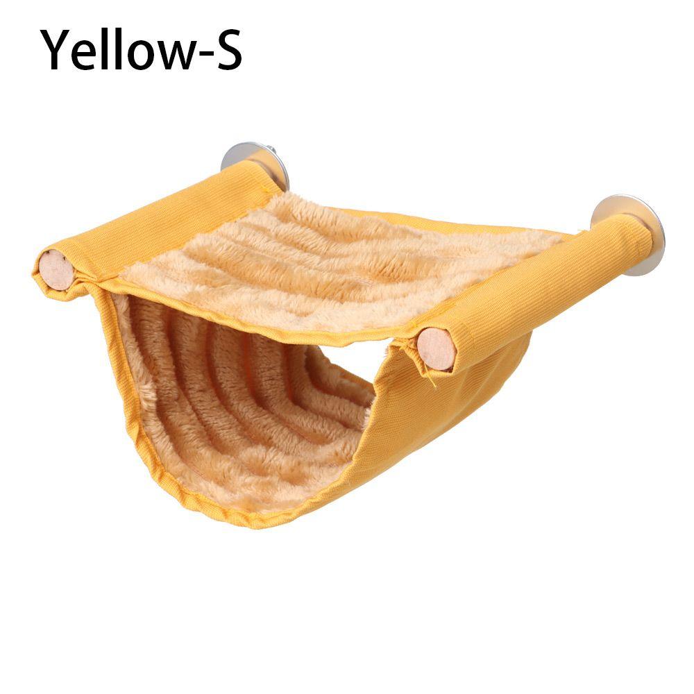 

Товари для домашніх тварин Теплий плюшевий спальний мішок для домашніх тварин Ліжка для білок Гамак для домашніх тварин Клітка для хом яка S жовтий