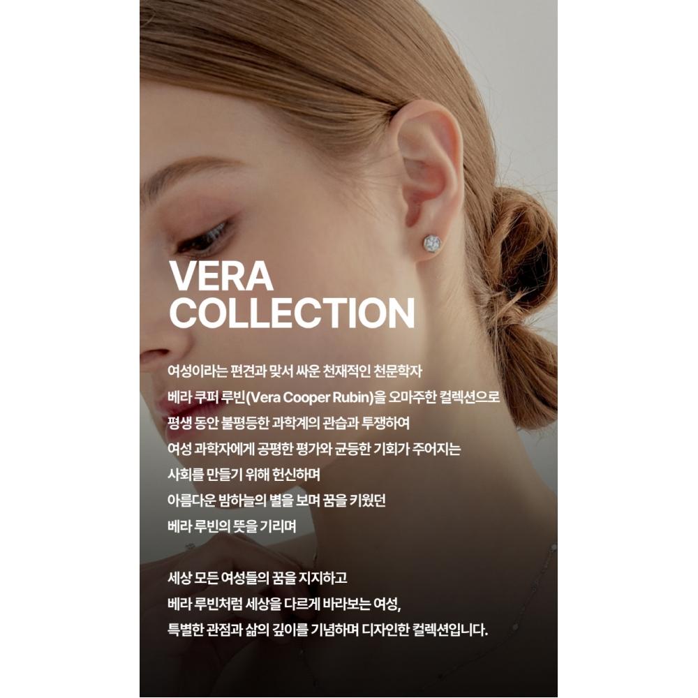 Miss Green Vera Octagon Stud Earring