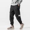 Vyriškos Vintažinės Krovinių Kelnės Plonos Daug Kišenių Oversize Kelnės Medvilninės Laisvalaikio Bėgimo Kelnės Streetwear Lopai Vyriški Drabužiai