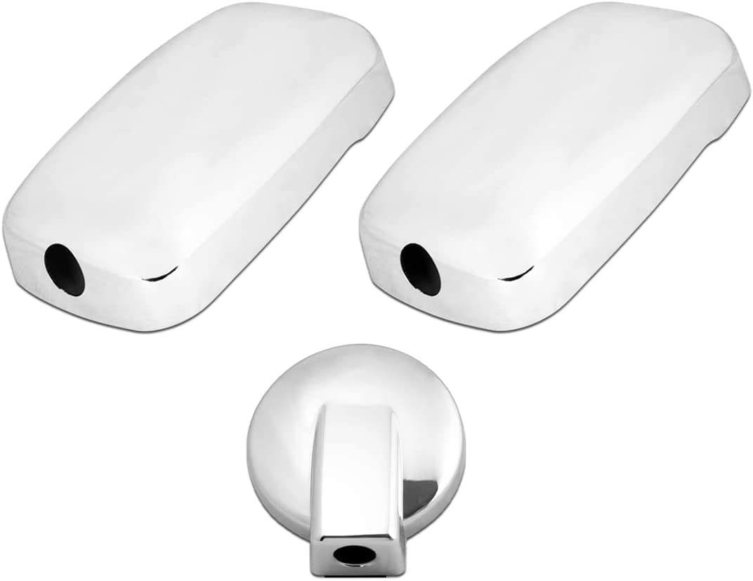 Dyna Chrome Mirror Cover Set Compatible Parts TRISTAR S [Hino Dutro/Toyota Toyoace] 3-Piece 140