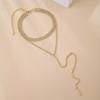 Elegant European & American Multi-layer Diamond Tassel Necklace