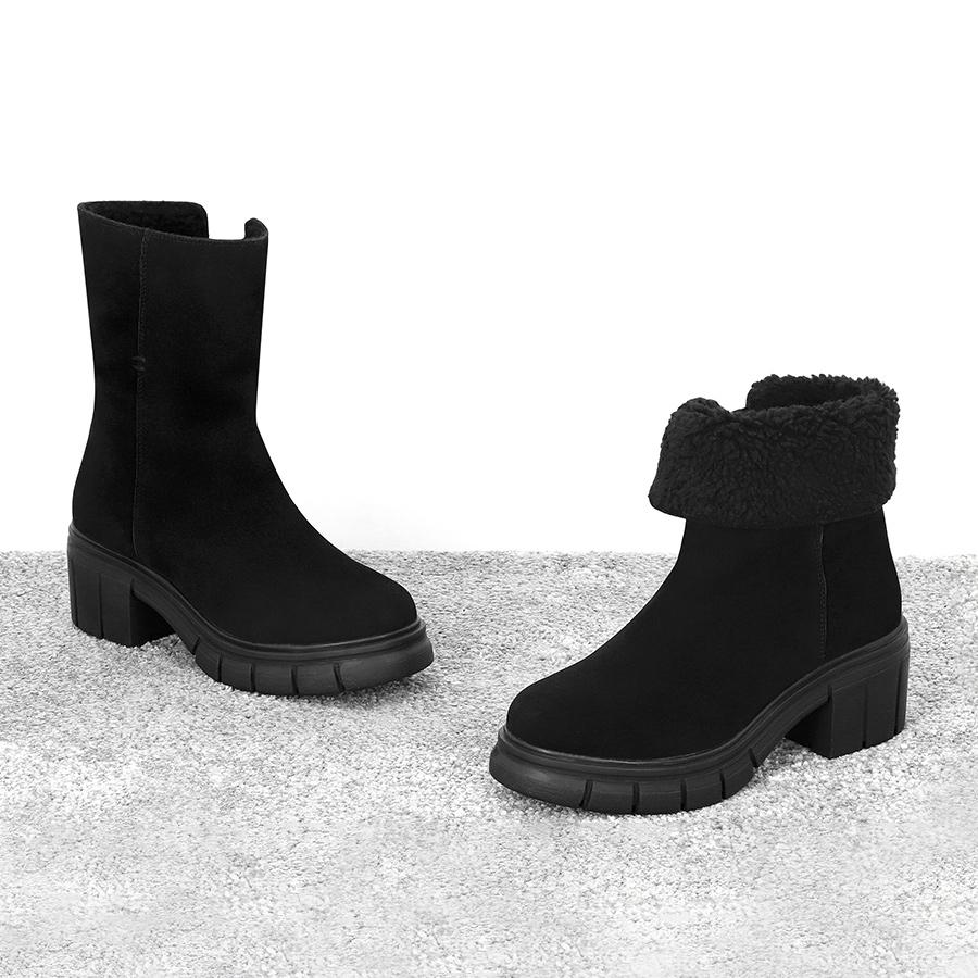 Elcanto Intense Women'S Suede Casual Molded Ankle Boots 7Cm Lcwa30I34V