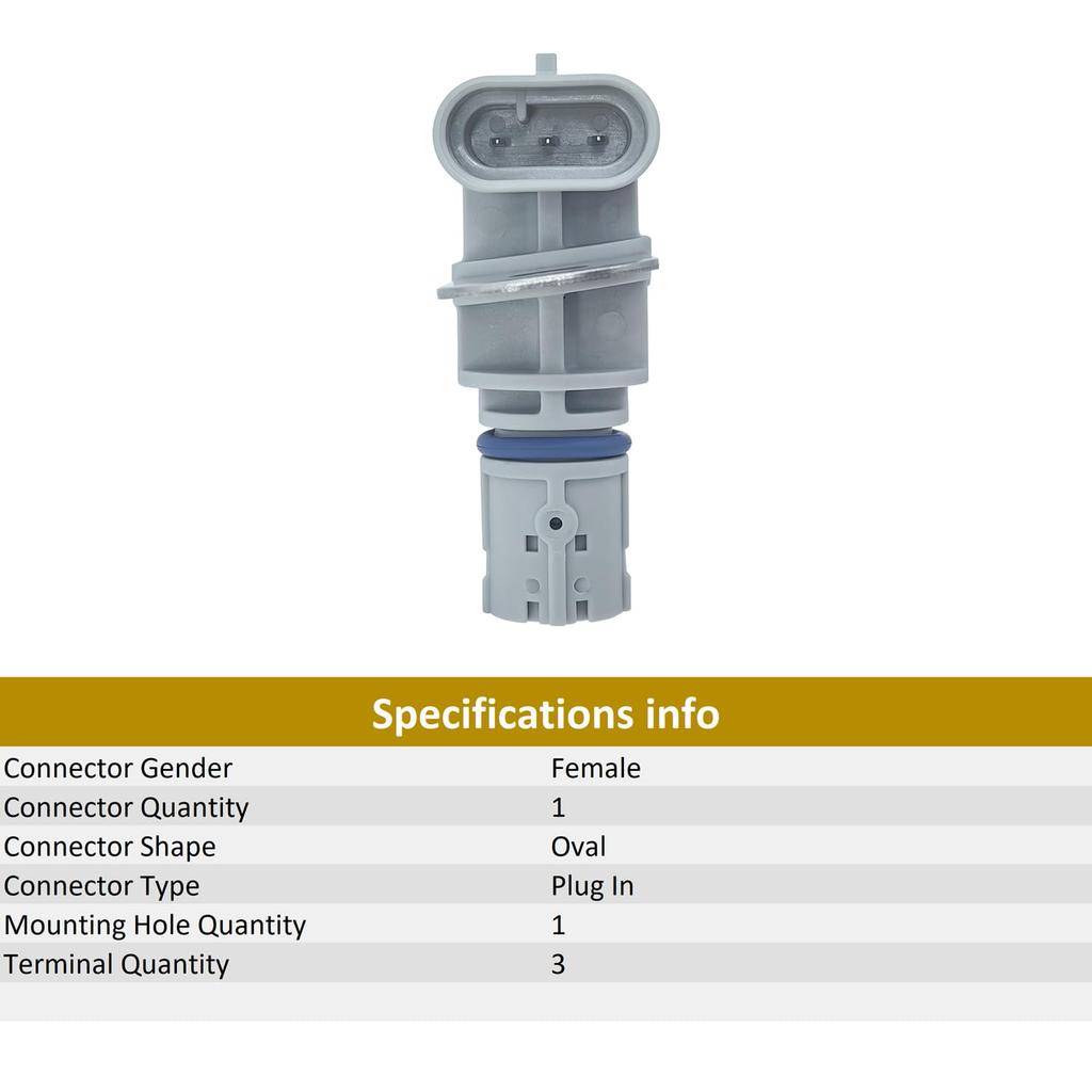 Crankshaft Position Sensor 12703627 12585546 for 07-09 Buick Allure Lacrosse Rainier, 06-15 Cadillac Cts Escalade, 07-19 Chevrolet, 07-14 GMC