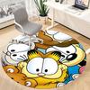 Garfield Pets Office Round Area Rug, Indoor Mat Suitable For Office, Under Office Chairs Bedroom Living Room Home Decor, DT1212085