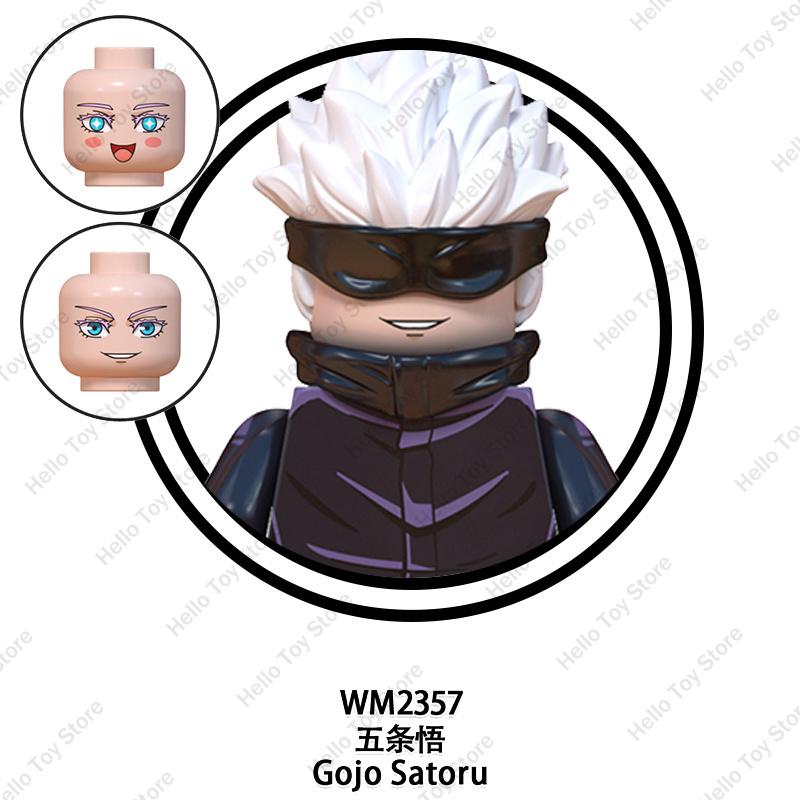 Jujutsu Kaisen Hot Anime Mini Acion Figures Satoru Gojo Model Classic Cartoon Building Blocks Itadori Yuji Dolls Bricks Toy Gift