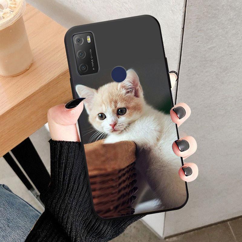 For Alcatel 1S 2021 Cases 6025H 6025D Wolf Lion Soft TPU Silicone Phone Cases For Alcatel 1 S 2021 Back Cover Bumper Funda Coque