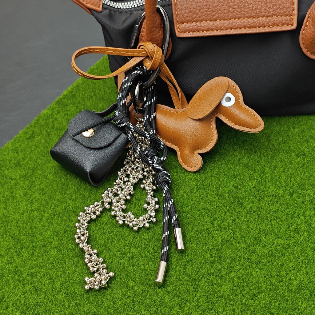 24 New Extremely Complicated Bag Pendants Sausage Dog Fashionable Key Pendant Premium Accessories Hanging Rope