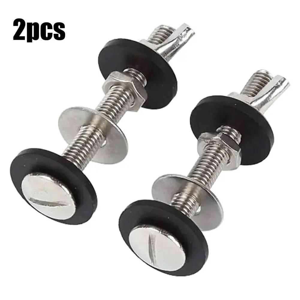 2pcs Water Tank Bolt High Quality WC Toilet Cistern Fixing Fitting Sealing Kit Close Coupling Bolts Toilet Accessories