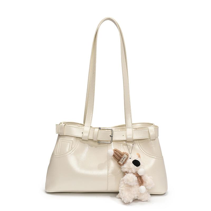 

Новая Мода Универсальная Сумка Через Плечо Женская Однотонная Сумка no pendant белый