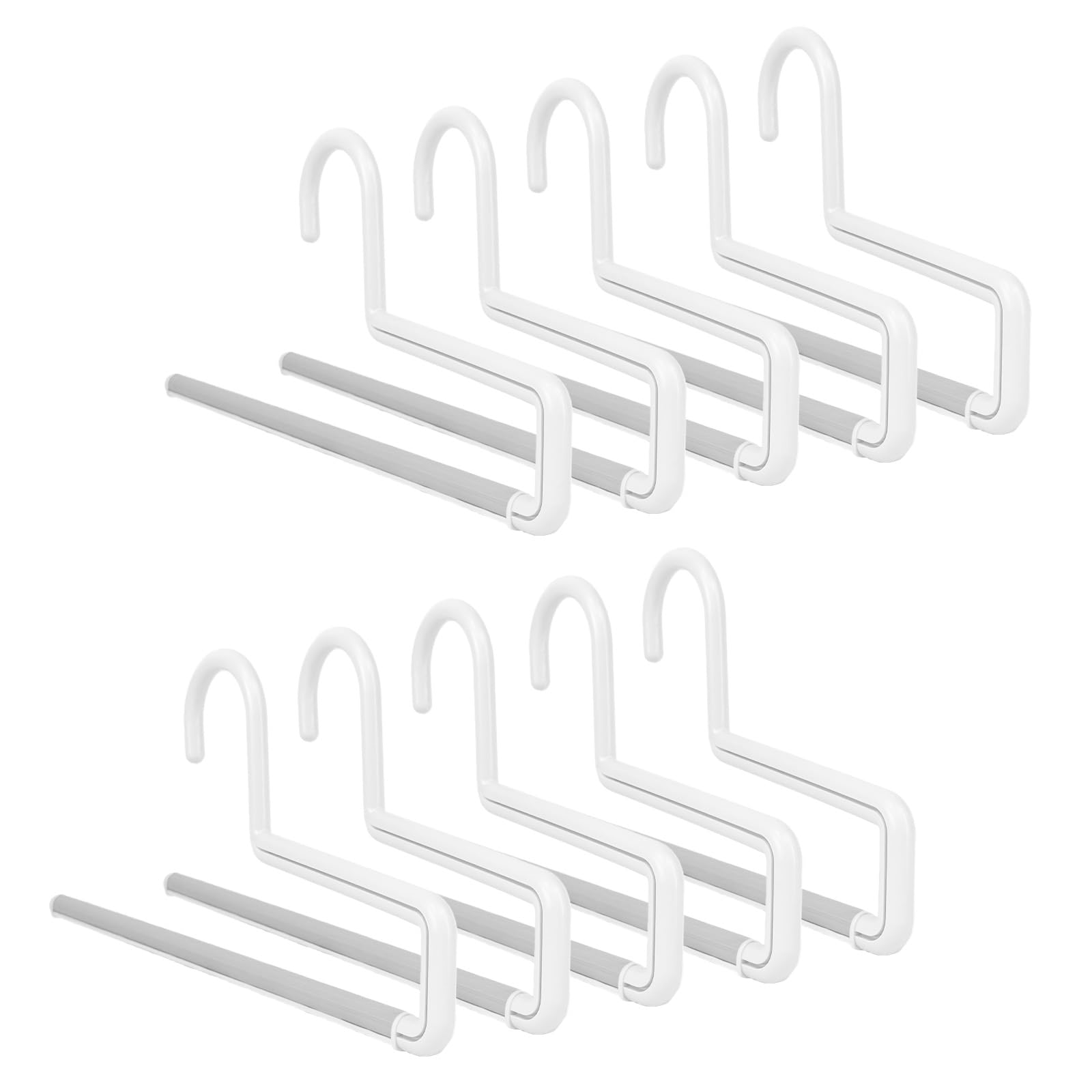 

Shinko Hanger Basic Slacks Hanger Mono Closet Set with Bottoms Made in Suitable for and Features a Made of sturdy plastic with high load Simple design белый