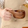 Nordic Style Finland Wooden Mug, Handmade Outdoor Camping Travel Coffee Beer Cup Portable Drinkware