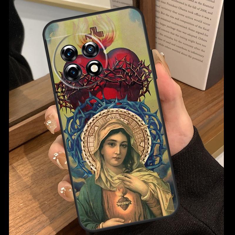 Virgin Mary Christian Case For OnePlus 15 R 13T 13R 12R 10T 8T 13 12 11 9 10 Pro Nord 5 CE 4 2 3 Lite N20 N30 Cover